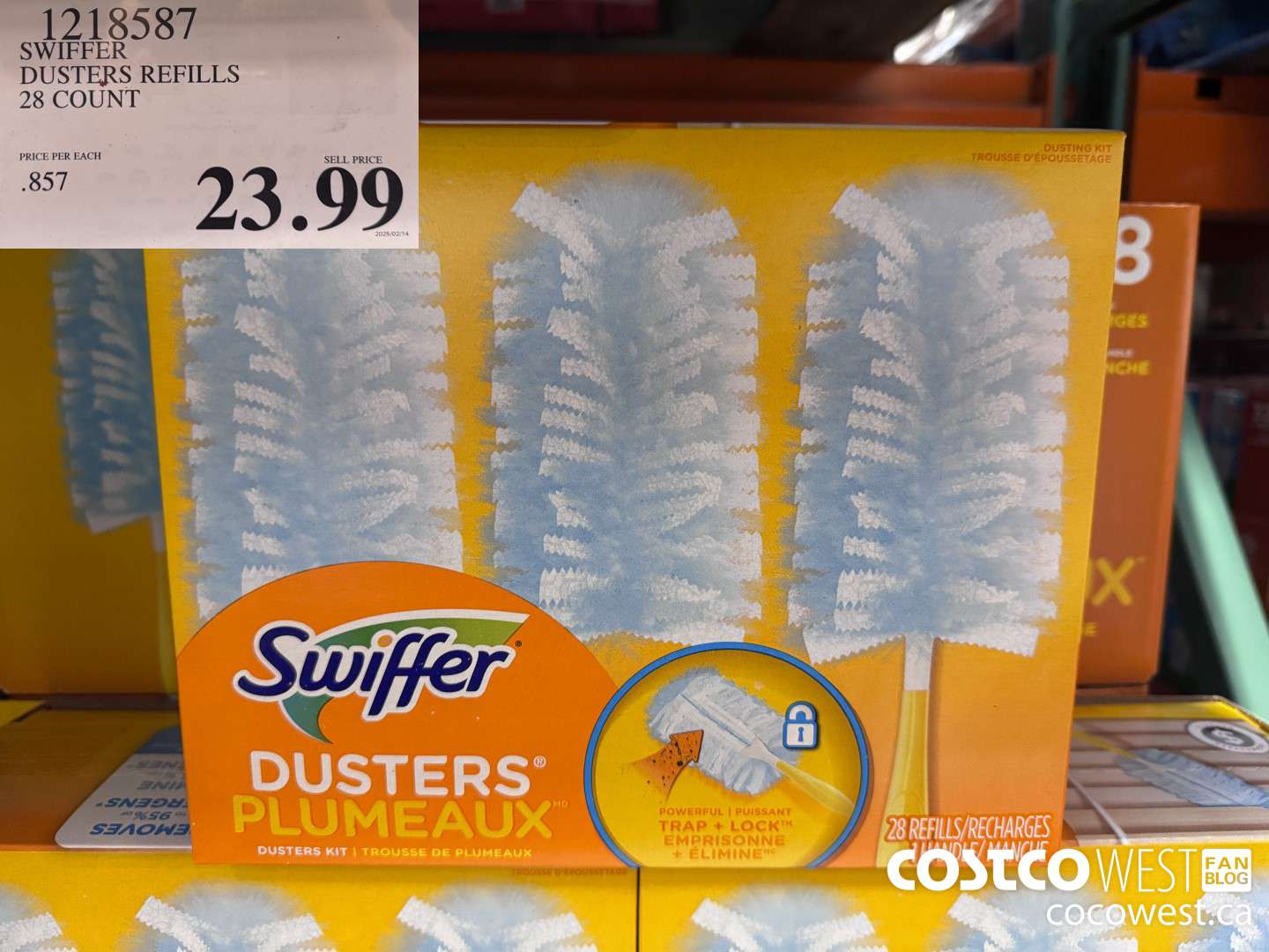 1218587 SWIFFER DUSTERS REFILLS 28 COUNT $23.99