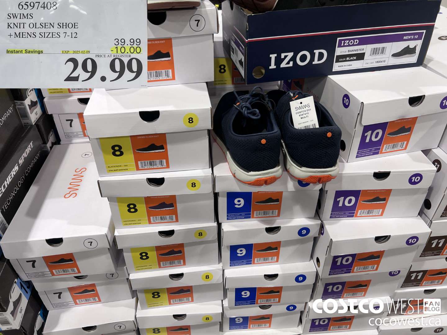 6597407 SWIMS KNIT OLSEN SHOE MENS SIZES 7-12 ($10.00 INSTANT SAVINGS EXPIRES ON 2025-02-09) $29.99