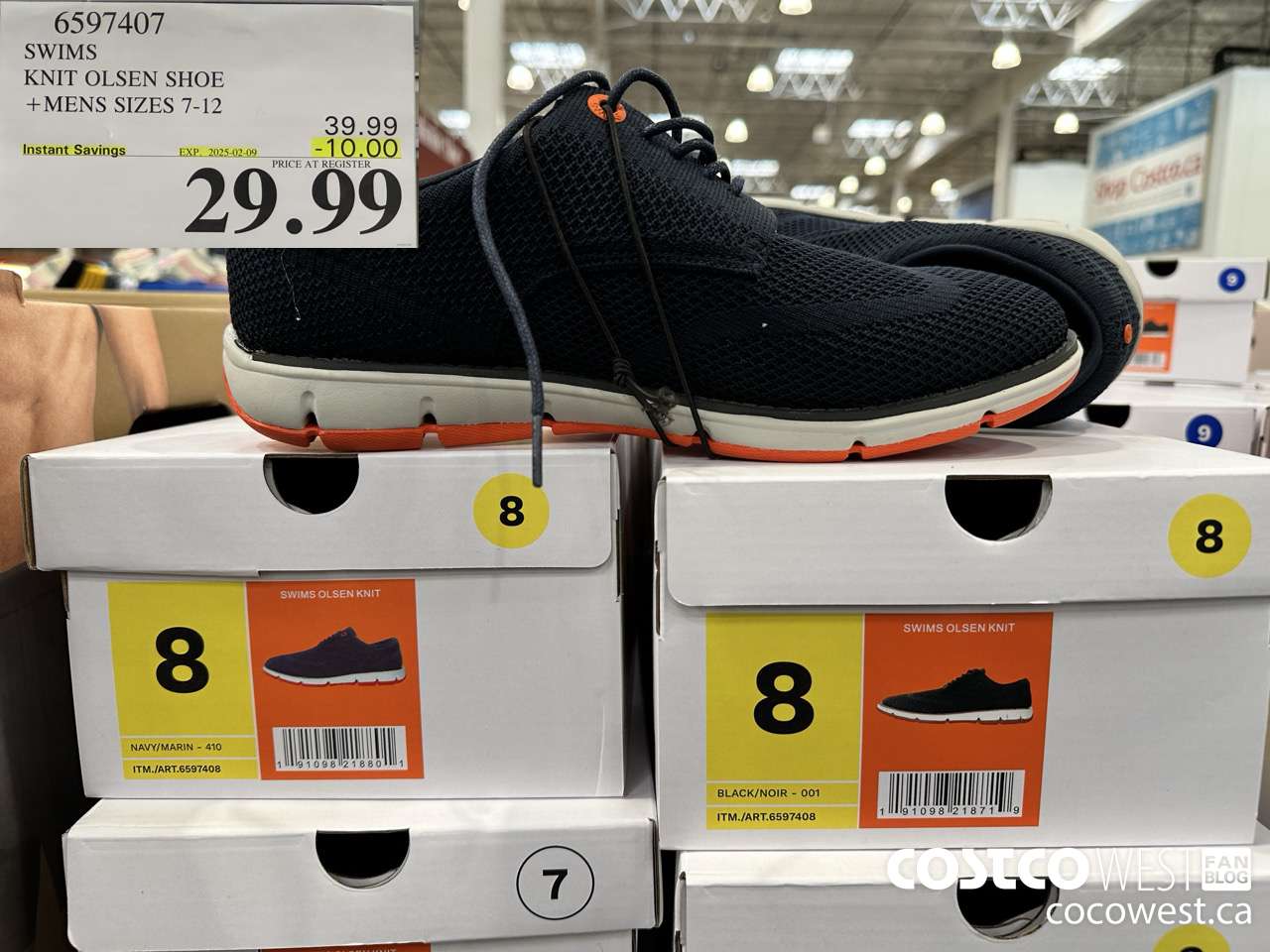 6597407 SWIMS KNIT OLSEN SHOE MENS SIZES 7-12 ($10.00 INSTANT SAVINGS EXPIRES ON 2025-02-09) $29.99