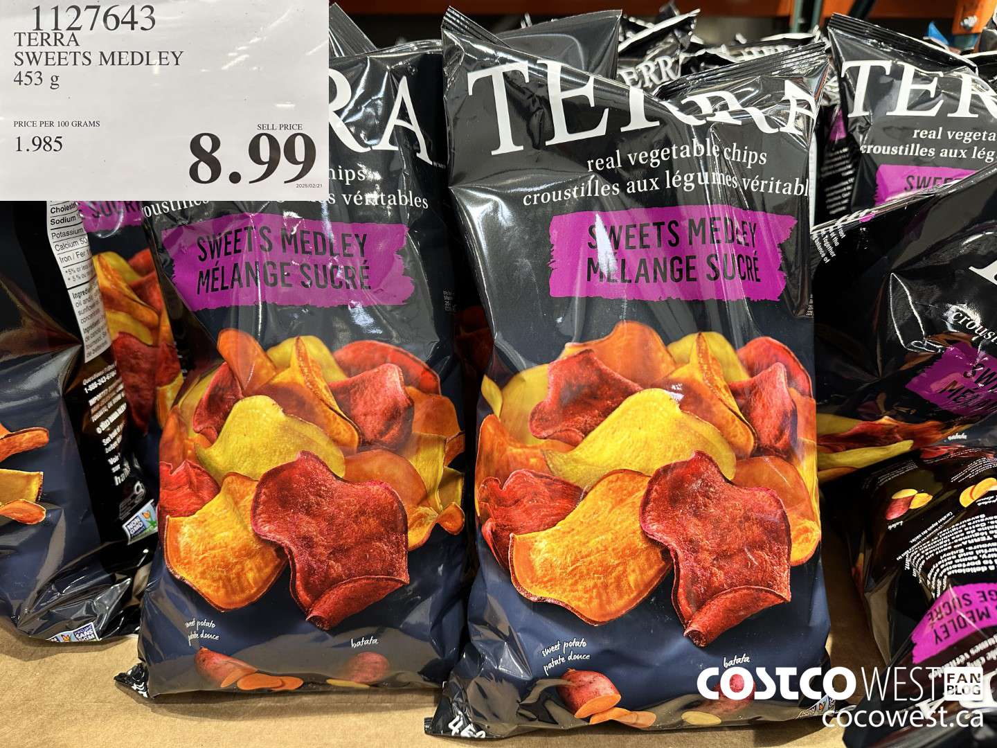 1127643 TERRA SWEETS MEDLEY 453 g $8.99