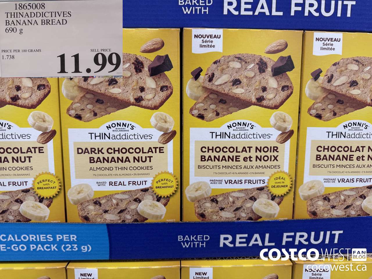 1865008 THINADDICTIVES BANANA BREAD 690G $11.99