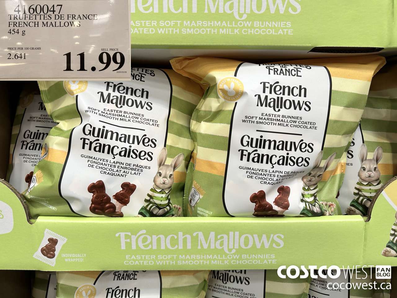 4160047 TRUFETTES DE FRANCE FRENCH MALLOWS 454G $11.99