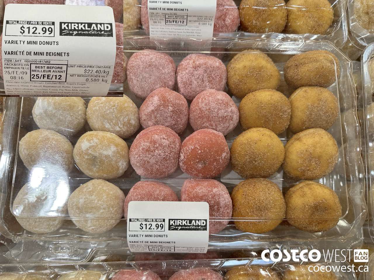 1817452 VARIETY MINI DONUTS $12.99