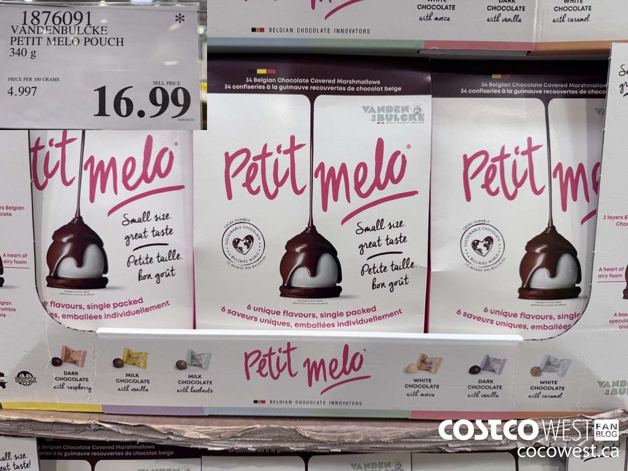 1876091 VENDENBULCKE PETIT MELO POUCH 340G $16.99