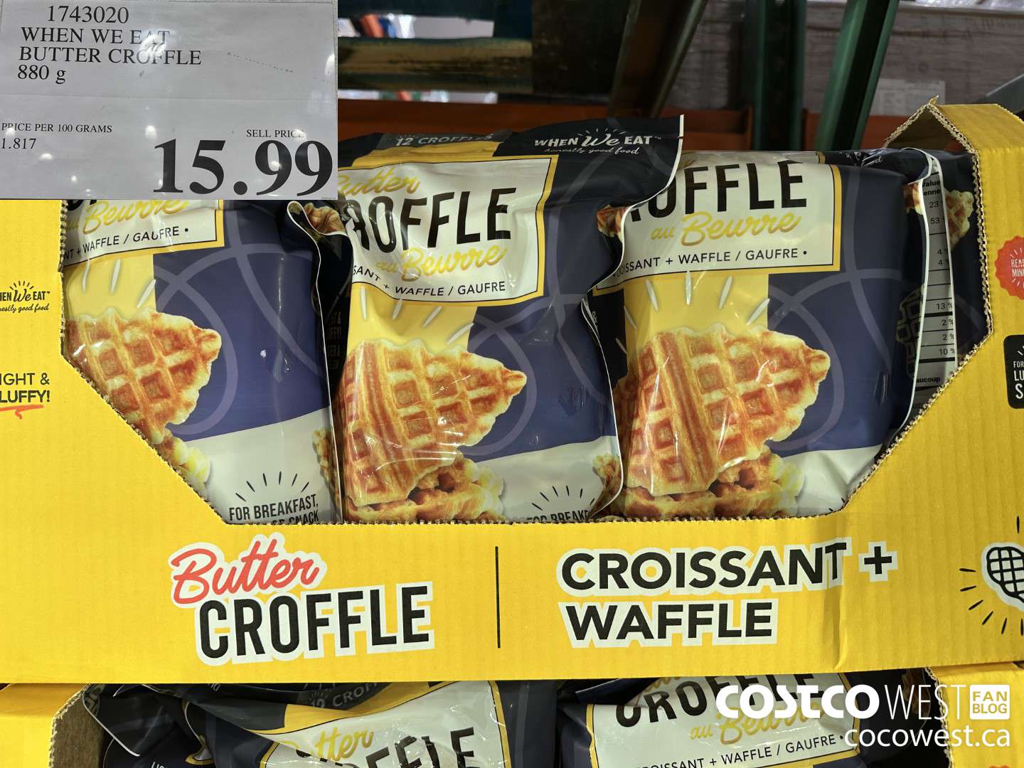 1743020 WHEN WE EAT BUTTER CROFFLE 880 g $15.99