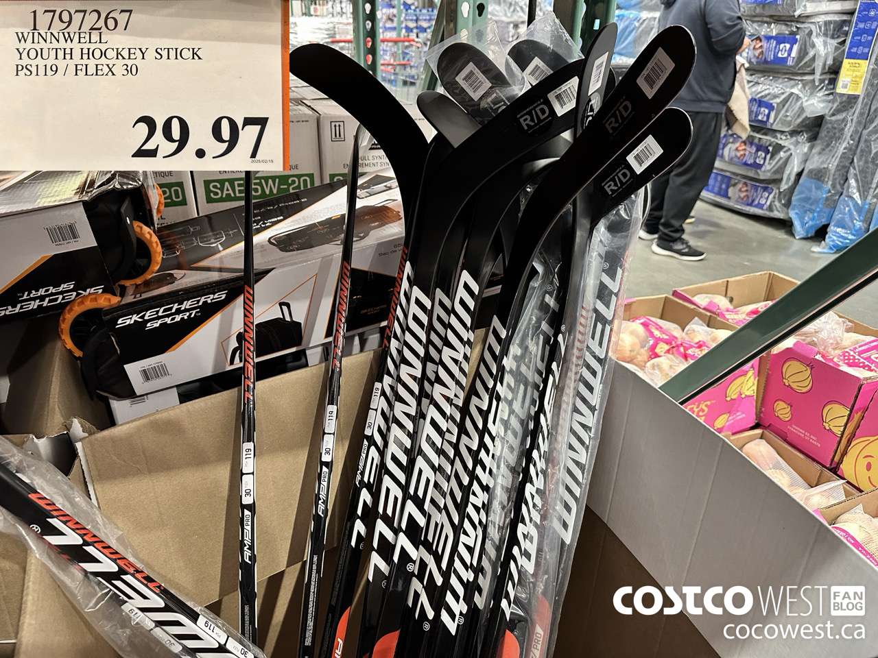 1797267 WINNWELL YOUTH HOCKEY STICK PS119/FLEX 30 $29.97