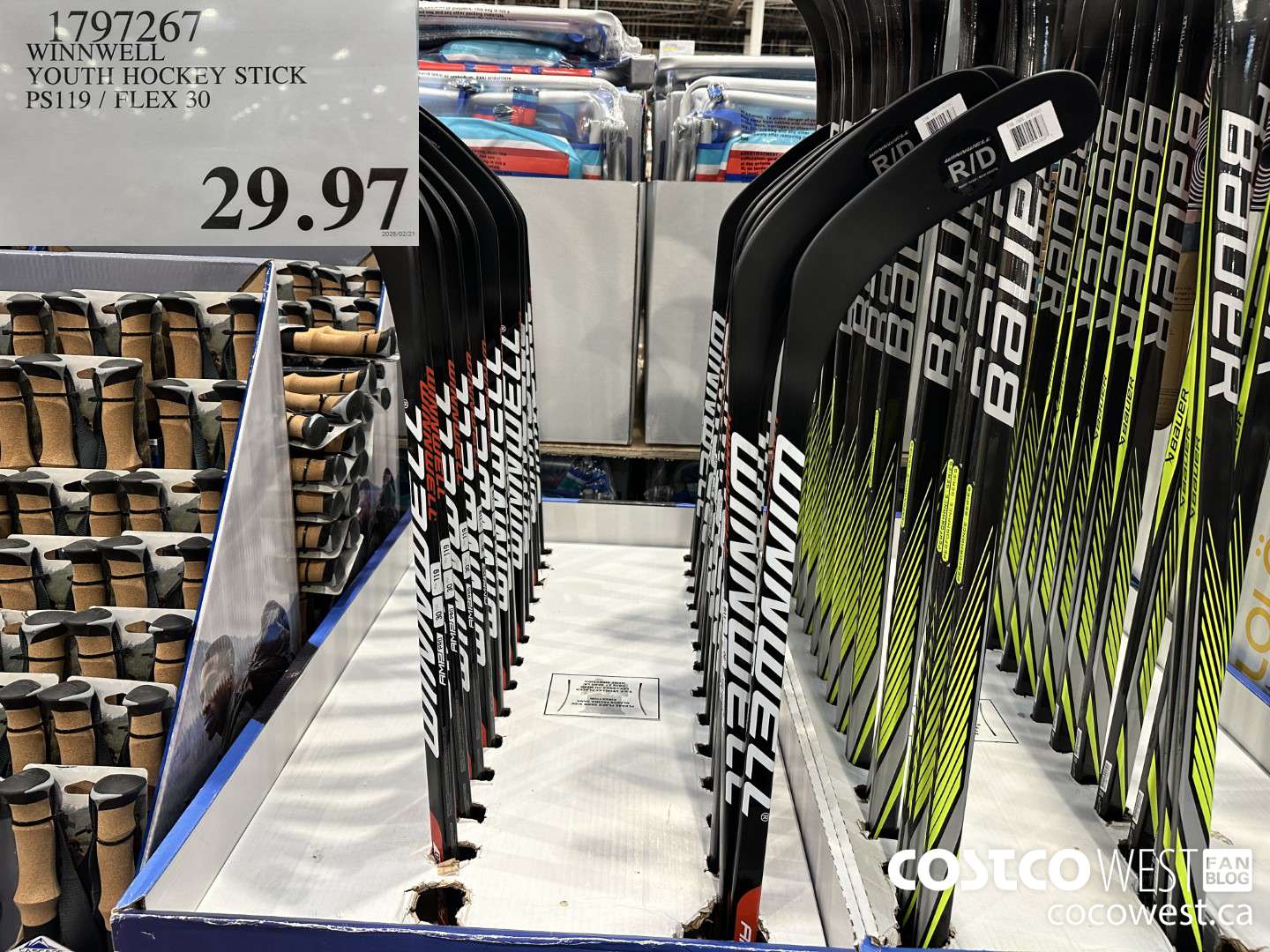 1797267 WINNWELL YOUTH HOCKEY STICK PS119/FLEX 30 $29.97