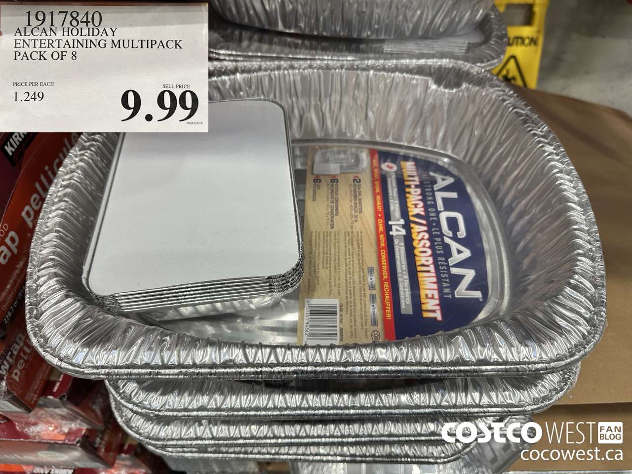 1917840 ALCAN HOLIDAY ENTERTAINING MULTIPACK PACK OF 8 $9.99