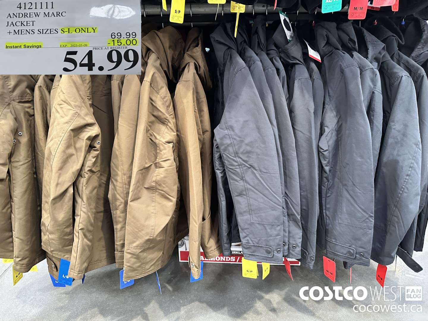 4121111 ANDREW MARC JACKET MENS SIZES S-XXL ($15.00 INSTANT SAVINGS EXPIRES ON 2025-03-09) $54.99