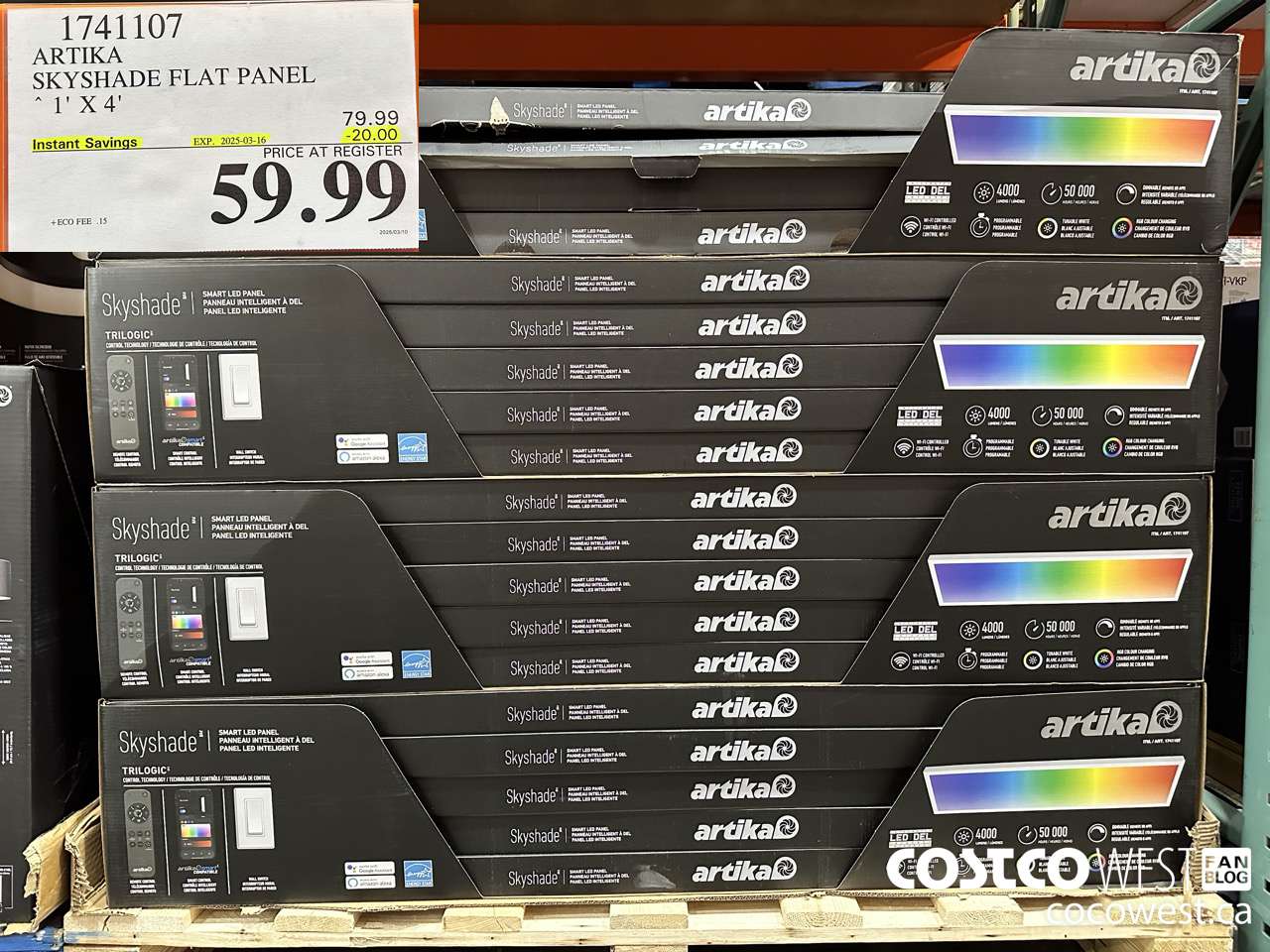 1741107 ARTIKA SKYSHADE FLAT PANEL ($20.00 INSTANT SAVINGS EXPIRES ON 2025-03-16) $59.99