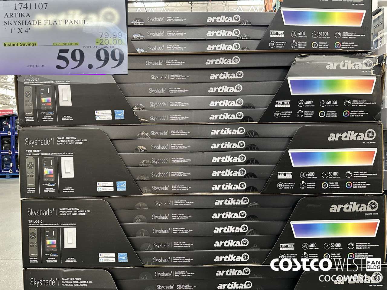 1741107 ARTIKA SKYSHADE FLAT PANEL ($20.00 INSTANT SAVINGS EXPIRES ON 2025-03-16) $59.99