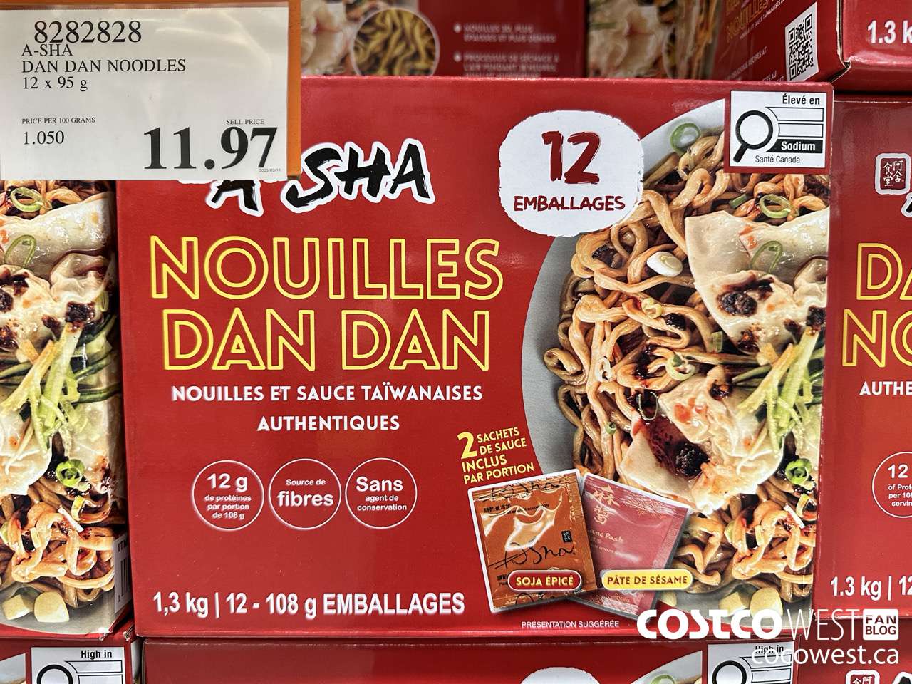 8282828 A-SHA DAN DAN NOODLES 12 X 95G $11.97