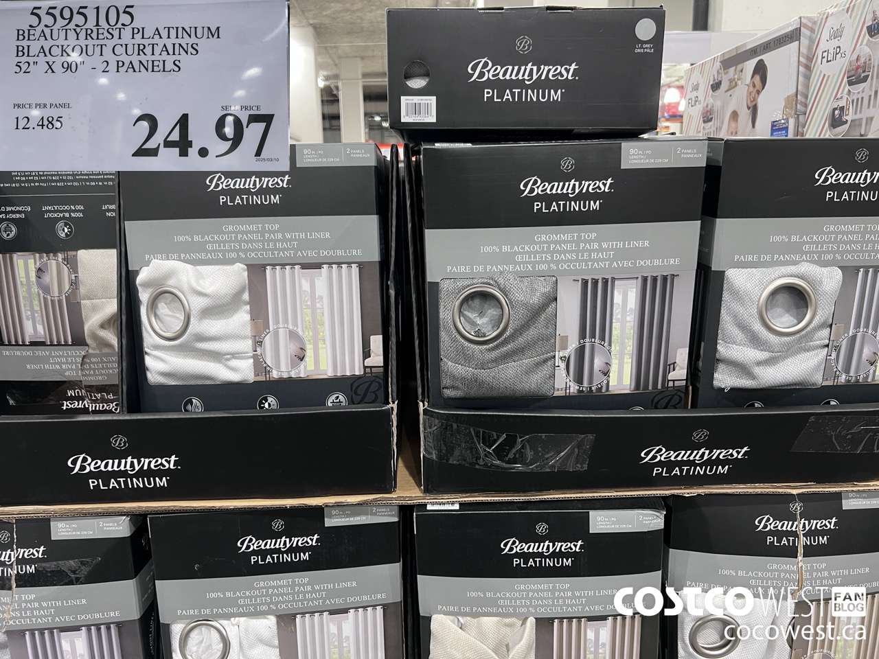 5595105 BEAUTYREST PLATINUM BLACKOUT CURTAINS 52