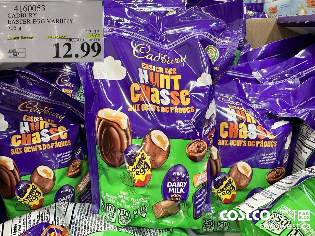 4160053 CADBURY EASTER EGG VARIETY 705G ($5.00 INSTANT SAVINGS EXPIRES ON 2025-03-30) $12.99