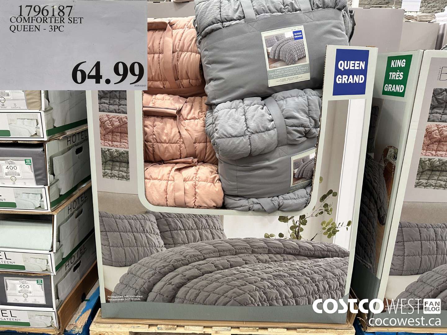 1796187 COMFORTER SET QUEEN - 3PC  $64.99