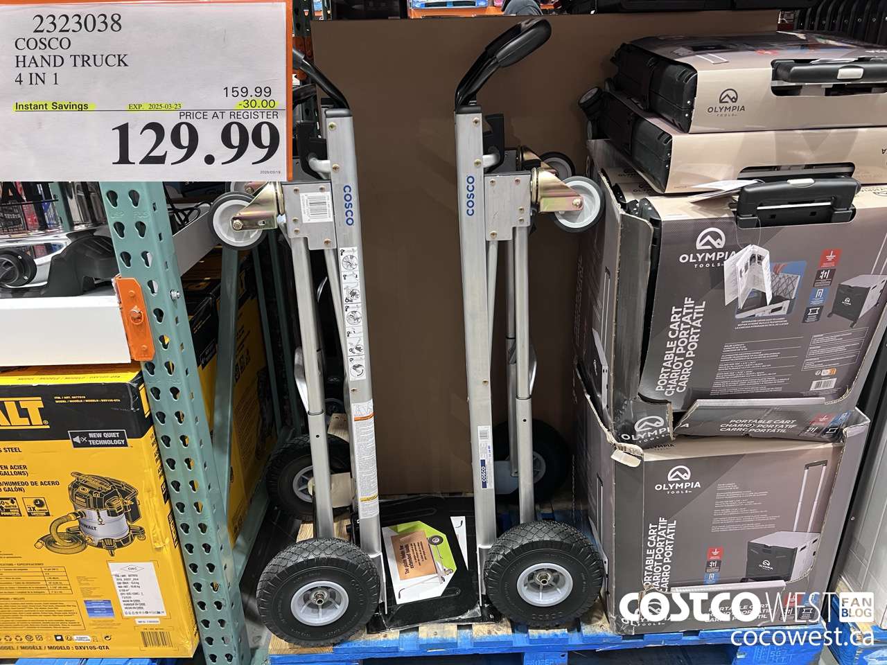 2323038 COSCO HAND TRUCK 4 IN 1 ($30.00 INSTANT SAVINGS EXPIRES ON 2025-03-23) $129.99