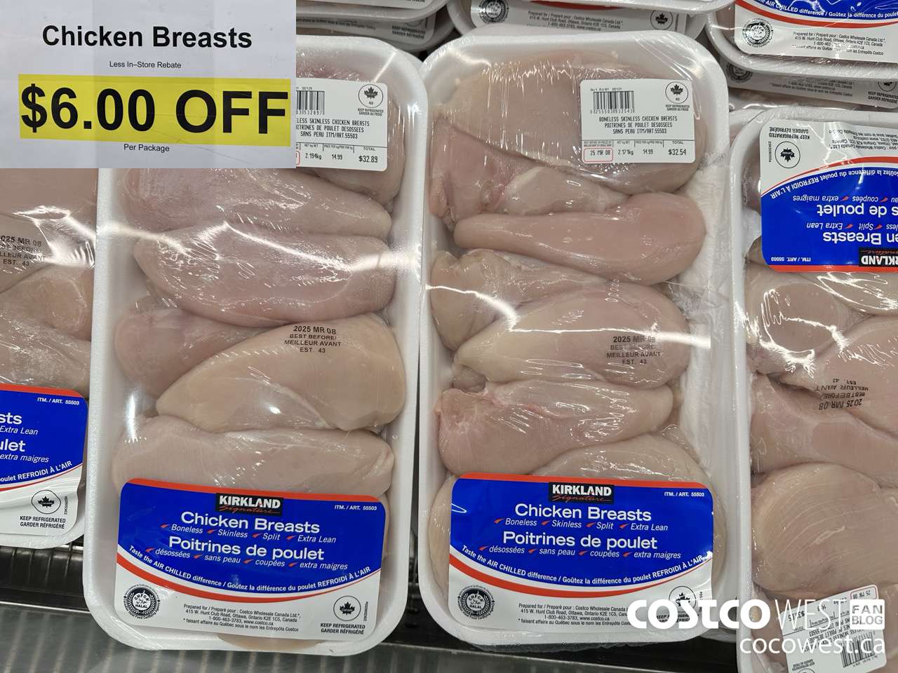 55503 Chicken Breasts ($6.00 INSTANT SAVINGS)