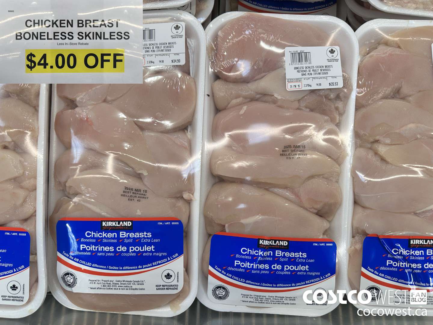 55503 Chicken Breasts ($4.00 INSTANT SAVINGS)