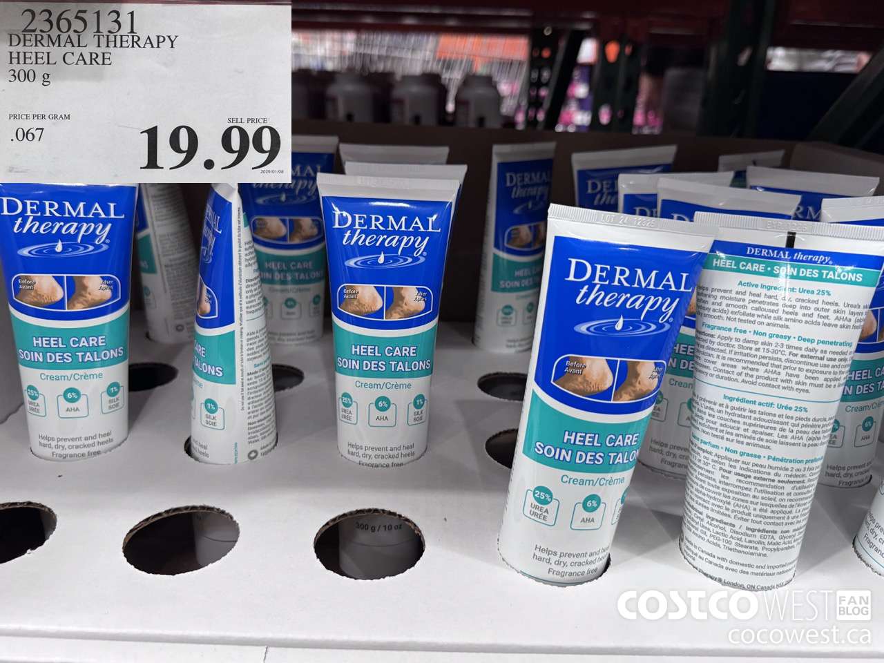 2365131 DERMAL THERAPY HEEL CARE 300G $19.99