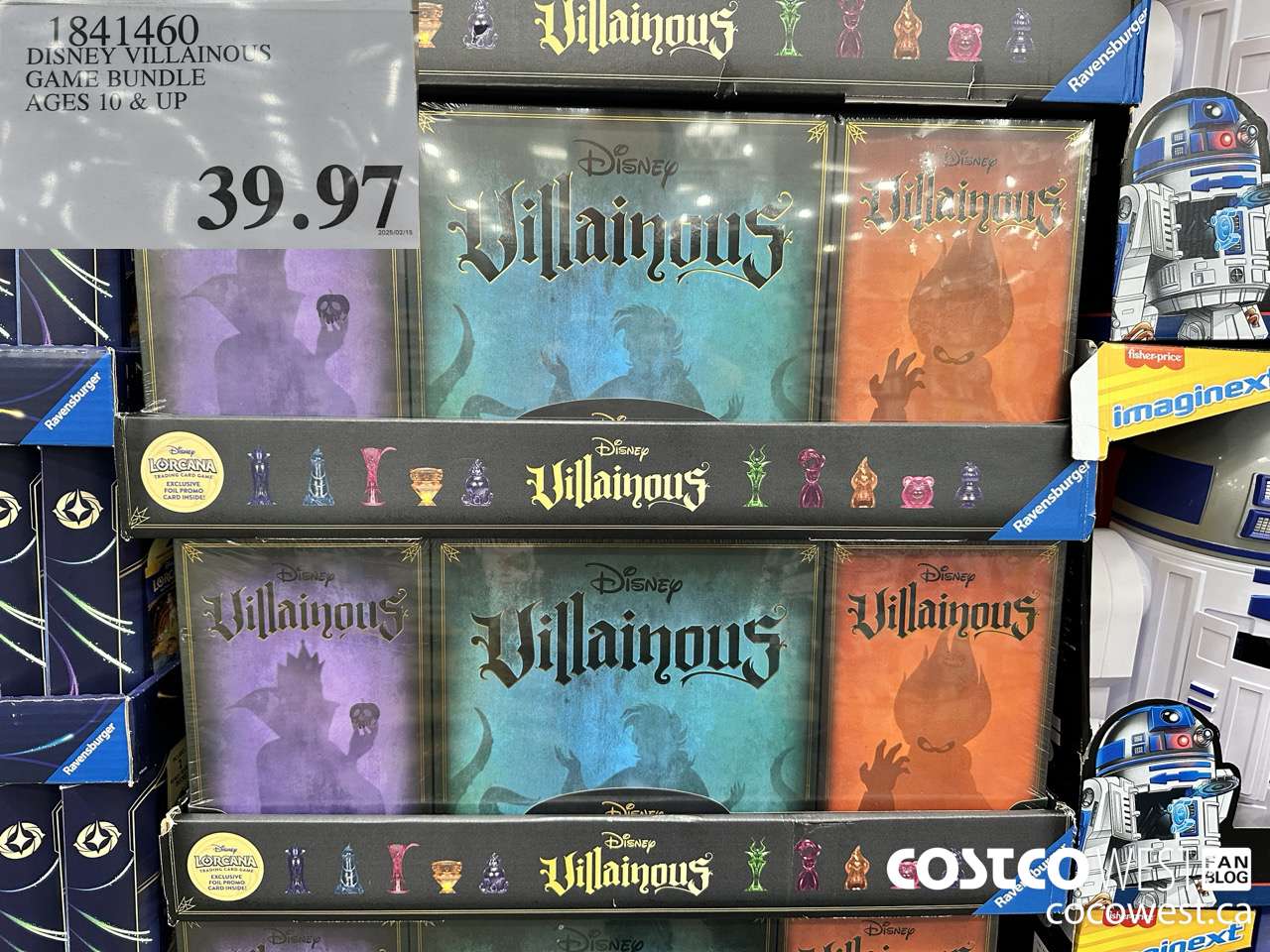 1841460 DISNEY VILLAINOUS GAME BUNDLE AGES 10 & UP $39.97