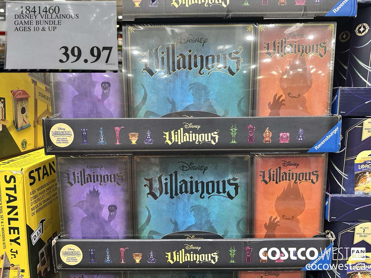 1841460 DISNEY VILLAINOUS GAME BUNDLE AGES 10 & UP $39.97