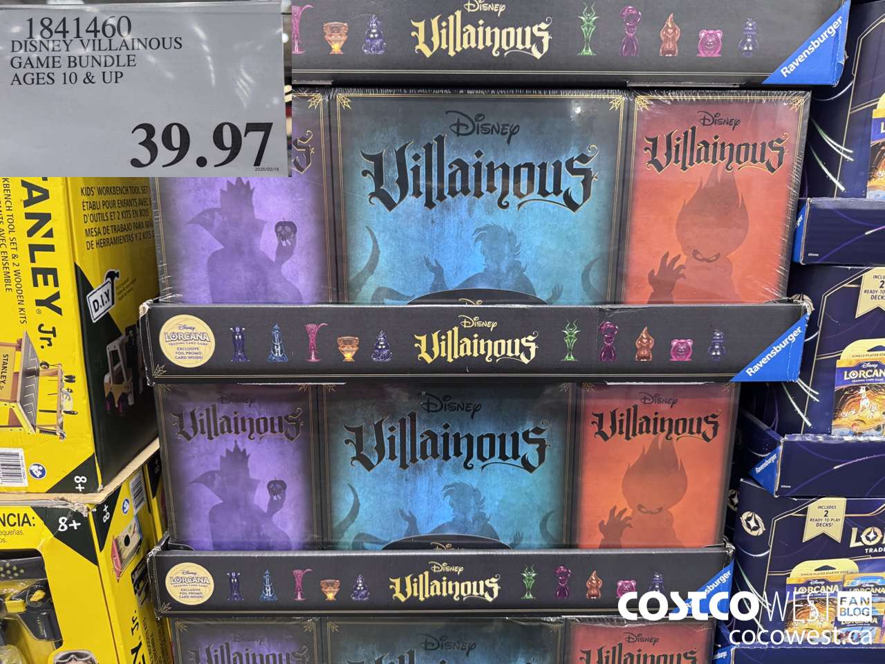 1841460 DISNEY VILLAINOUS GAME BUNDLE AGES 10 & UP $39.97