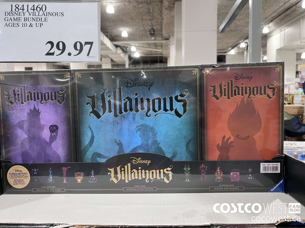 1841460 DISNEY VILLAINOUS GAME BUNDLE AGES 10 & UP $29.97