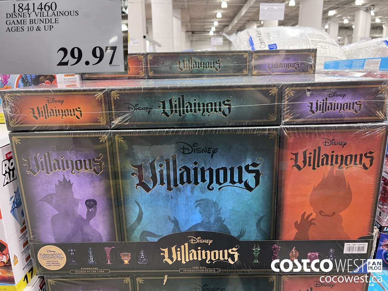 1841460 DISNEY VILLAINOUS GAME BUNDLE AGES 10 & UP $29.97
