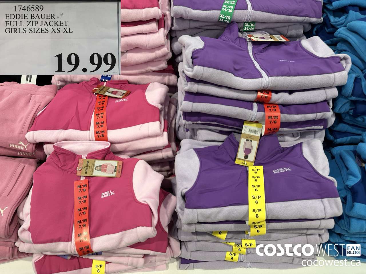 1746589 EDDIE BAUER FULL ZIP JACKET GIRLS SIZES XS-XL  $19.99