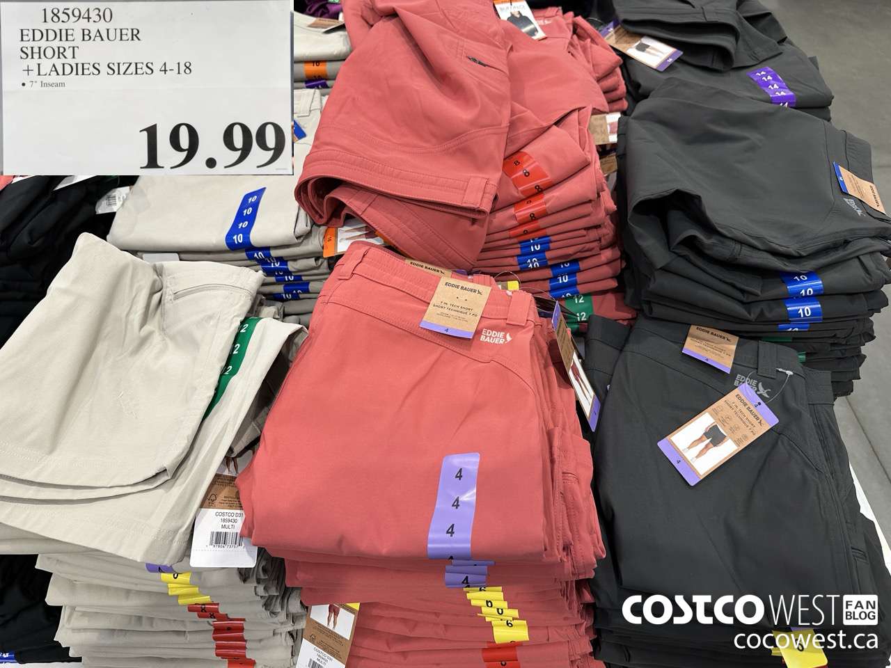 1859430 EDDIE BAUER SHORT LADIES SIZES 4-18 $19.99