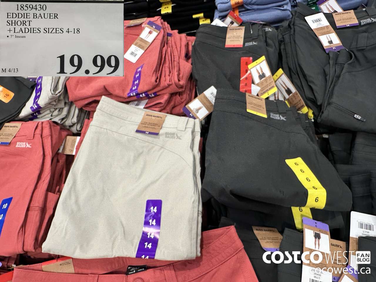 1859430 EDDIE BAUER SHORT LADIES SIZES 4-18 $19.99