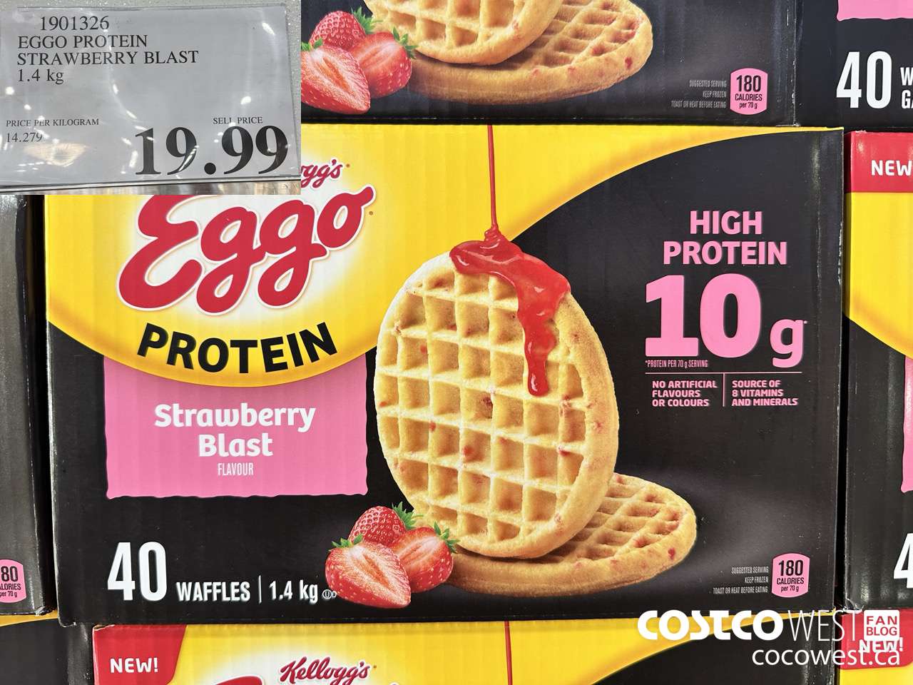 1901326 EGGO PROTEIN STRAWBERRY BLAST 1.4 kg $19.99