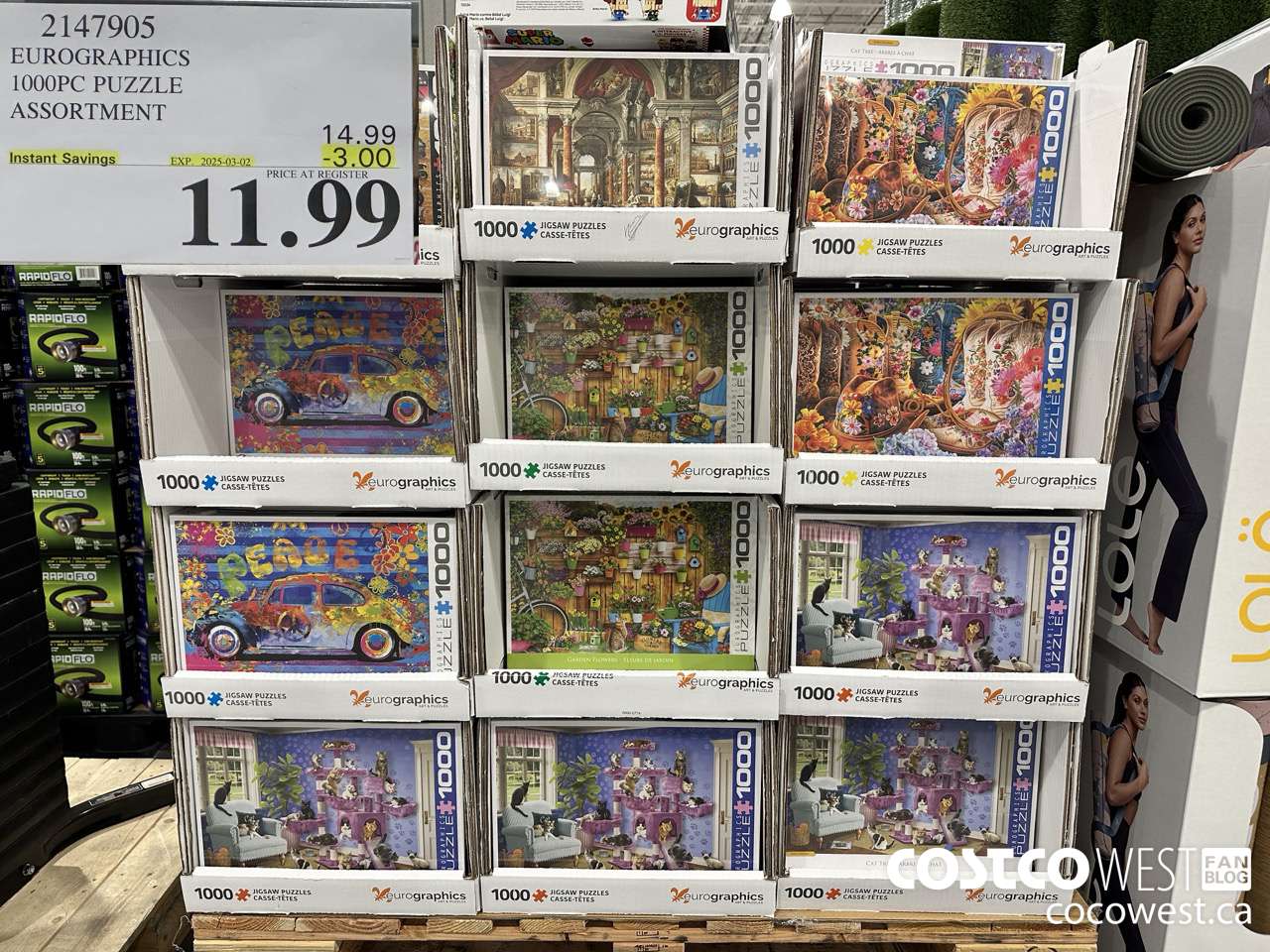 2147905 EUROGRAPHICS 1000PC PUZZLE ASSORTMENT ($3.00 INSTANT SAVINGS EXPIRES ON 2025-03-02) $11.99