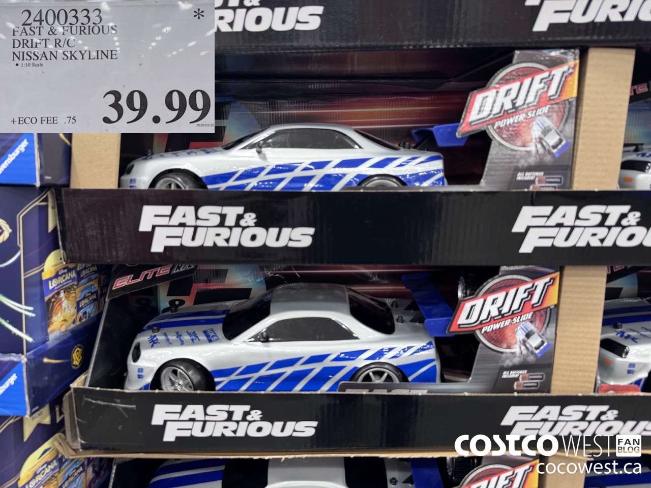 2400333 FAST & FURIOUS DRIFT R/C NISSAN SKYLINE $39.99