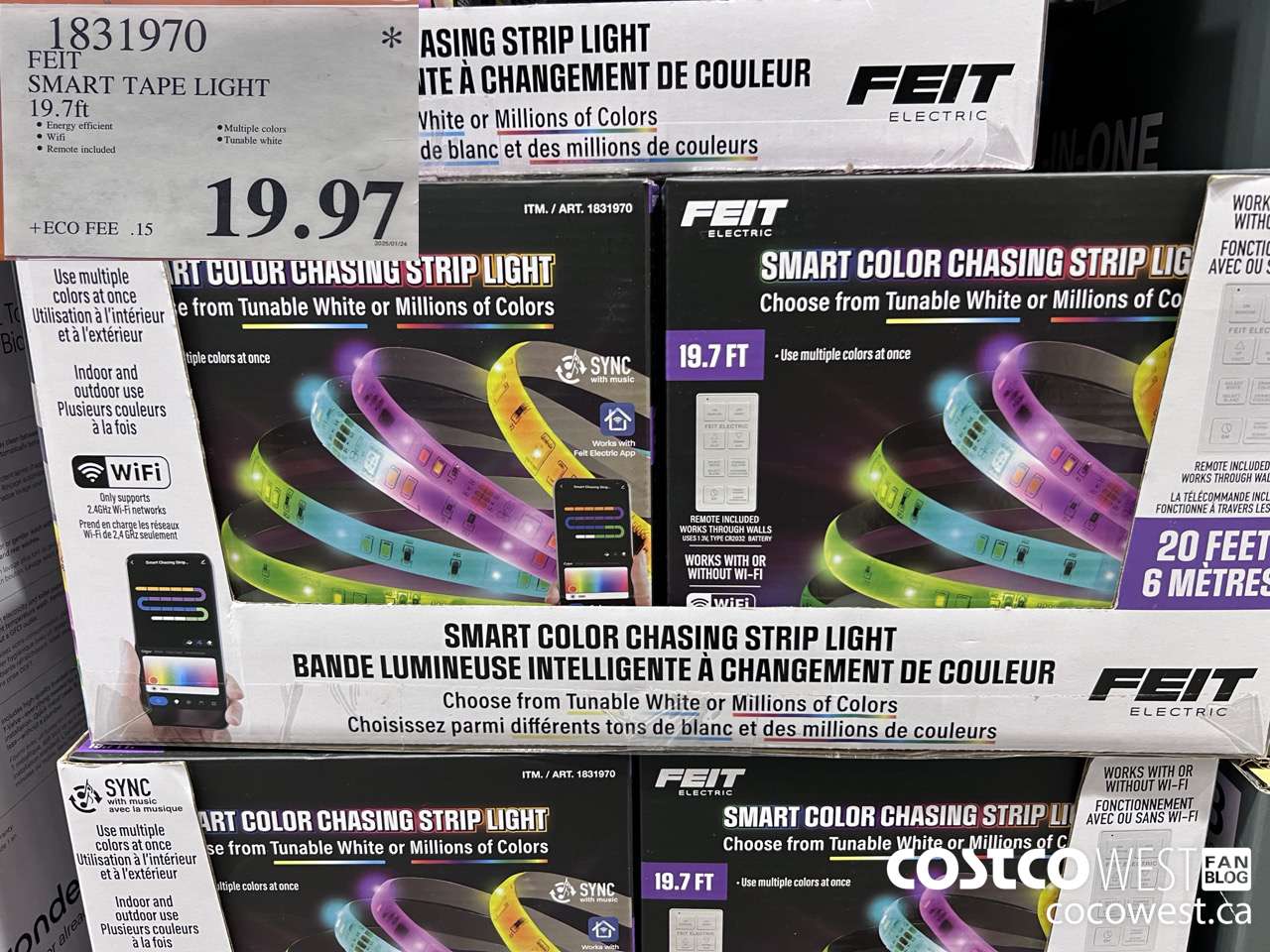 1831970 FEIT SMART TAPE LIGHT 20FT $19.97