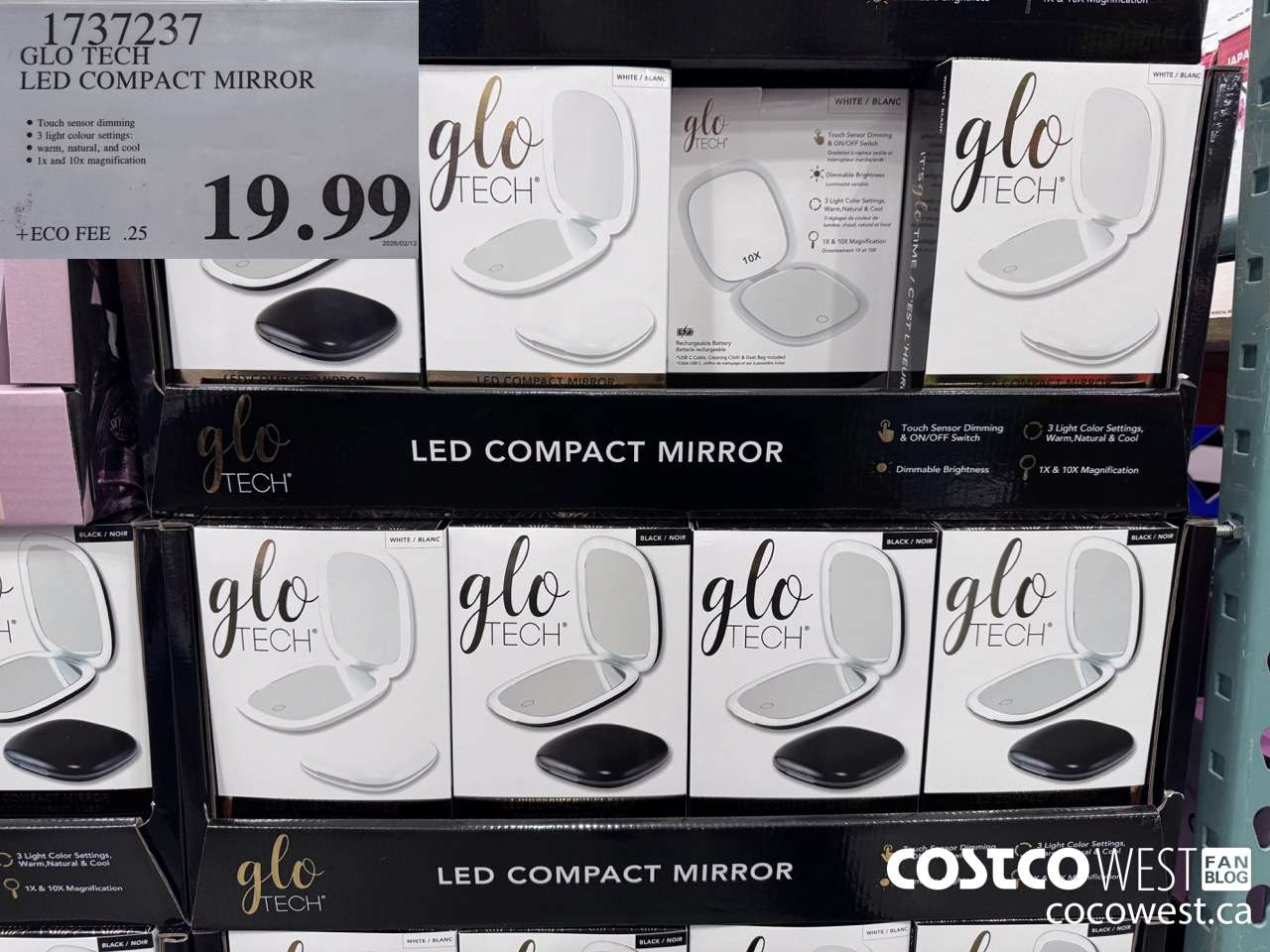 1737237 GLO TECH LED COMPACT MIRROR $19.99