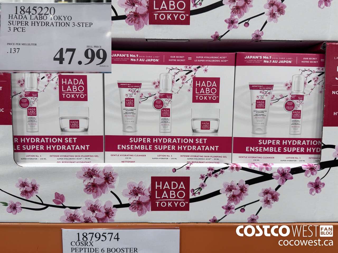 1845220 HADA LABO TOKYO SUPER HYDRATION 3-STEP 3 X 350ML $47.99