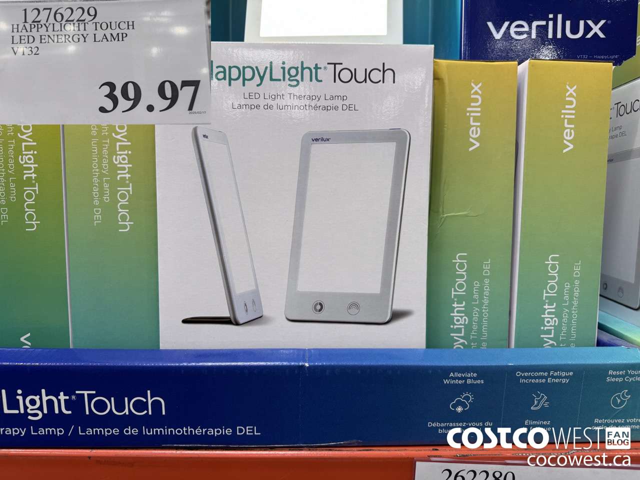 1276229 HAPPYLIGHT TOUCH LED ENERGY LAMP VT32 $39.97