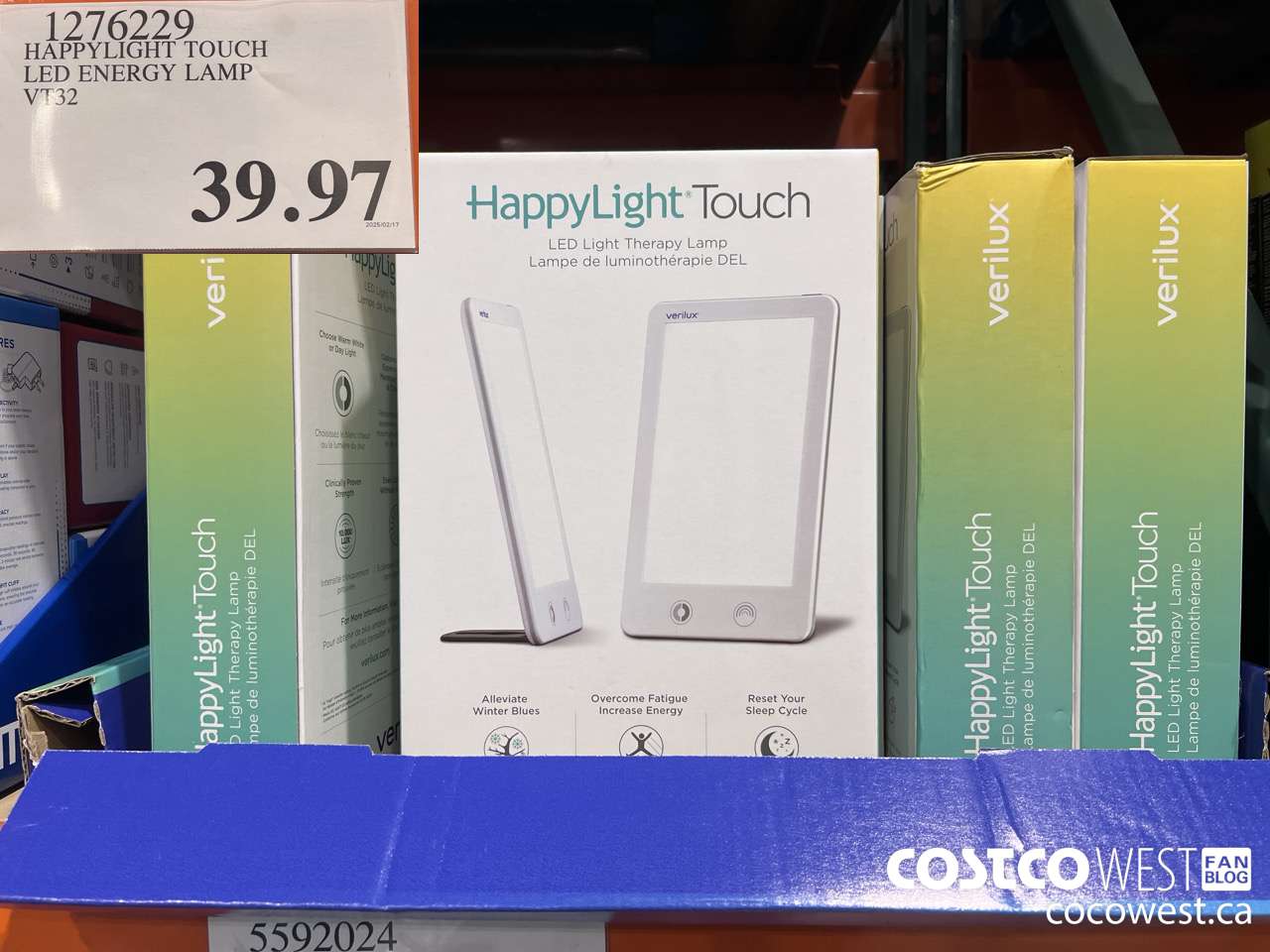 1276229 HAPPYLIGHT TOUCH LED ENERGY LAMP VT32 $39.97