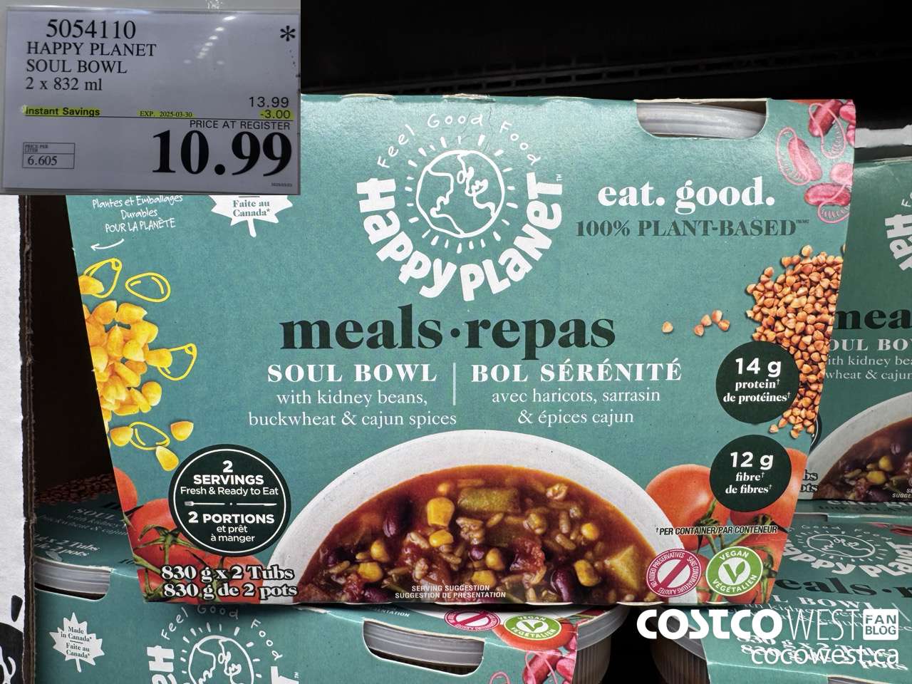 5054110 HAPPY PLANET SOUL BOWL 2 X 832ML ($3.00 INSTANT SAVINGS EXPIRES ON 2025-03-30) $10.99