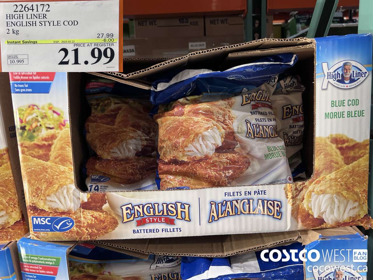 2264172 HIGH LINER ENGLISH STYLE COD 2 KG ($6.00 INSTANT SAVINGS EXPIRES ON 2025-03-23) $21.99