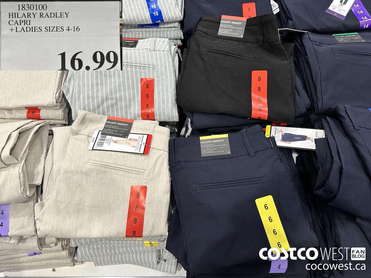 1830100 HILARY RADLEY CAPRI LADIES SIZES 4-16 $16.99