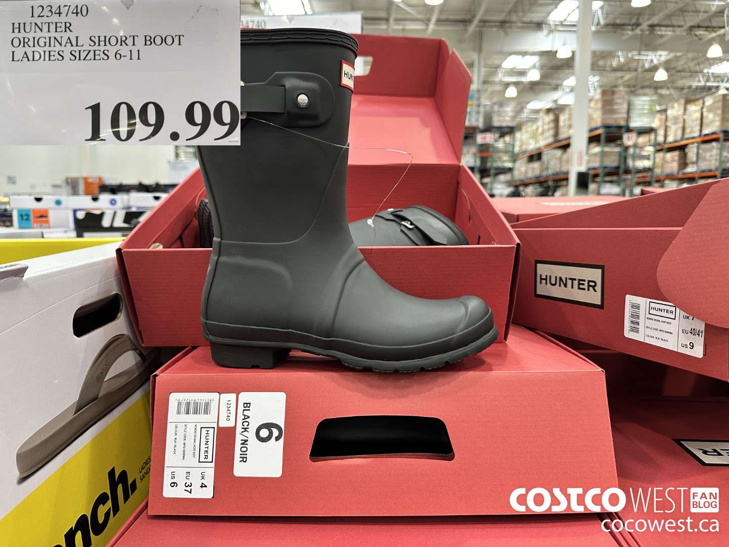 1234740 HUNTER ORIGINAL SHORT BOOT LADIES SIZES 6-11 $109.99