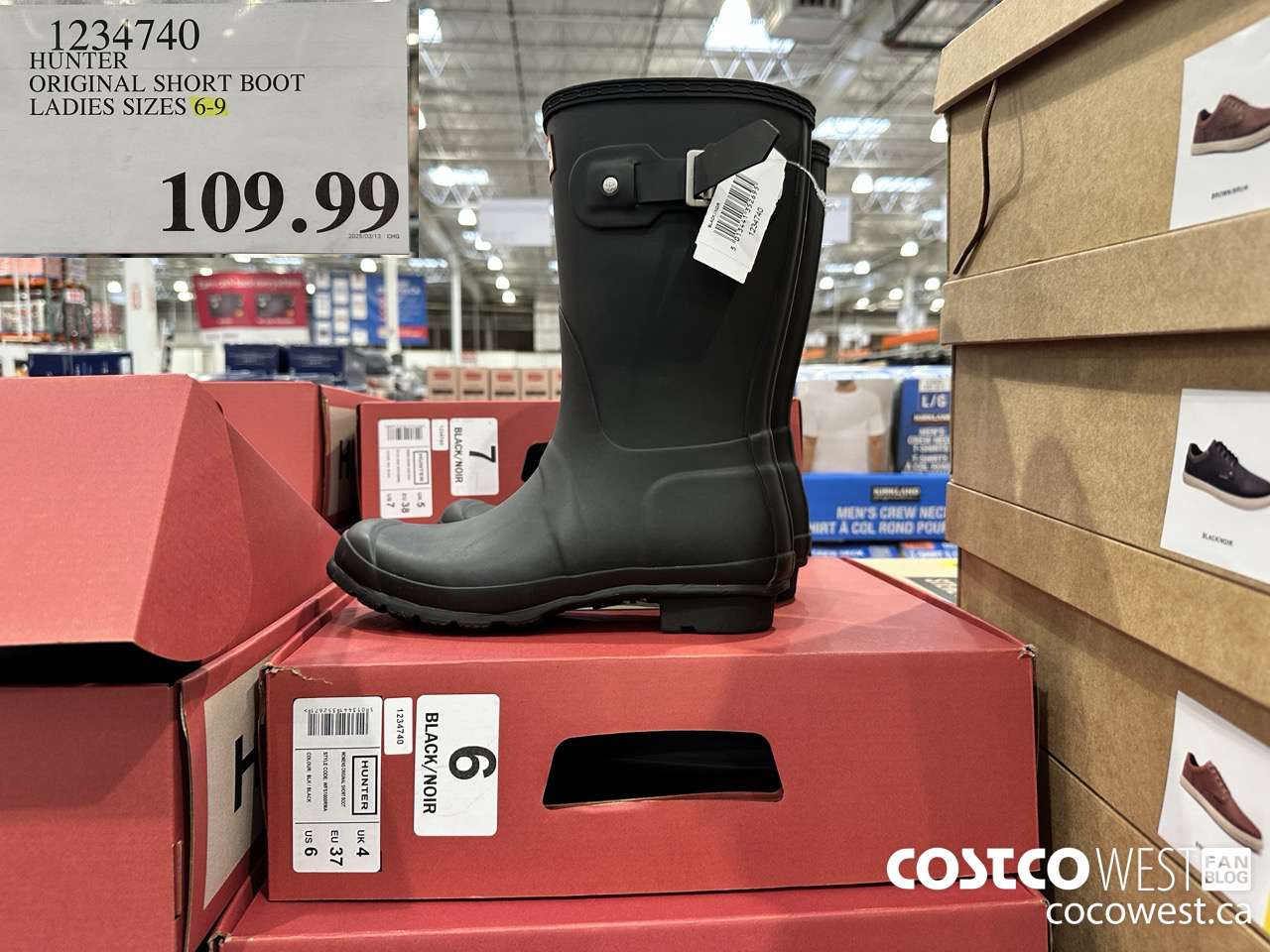 1234740 HUNTER ORIGINAL SHORT BOOT LADIES SIZES 6-9 $109.99