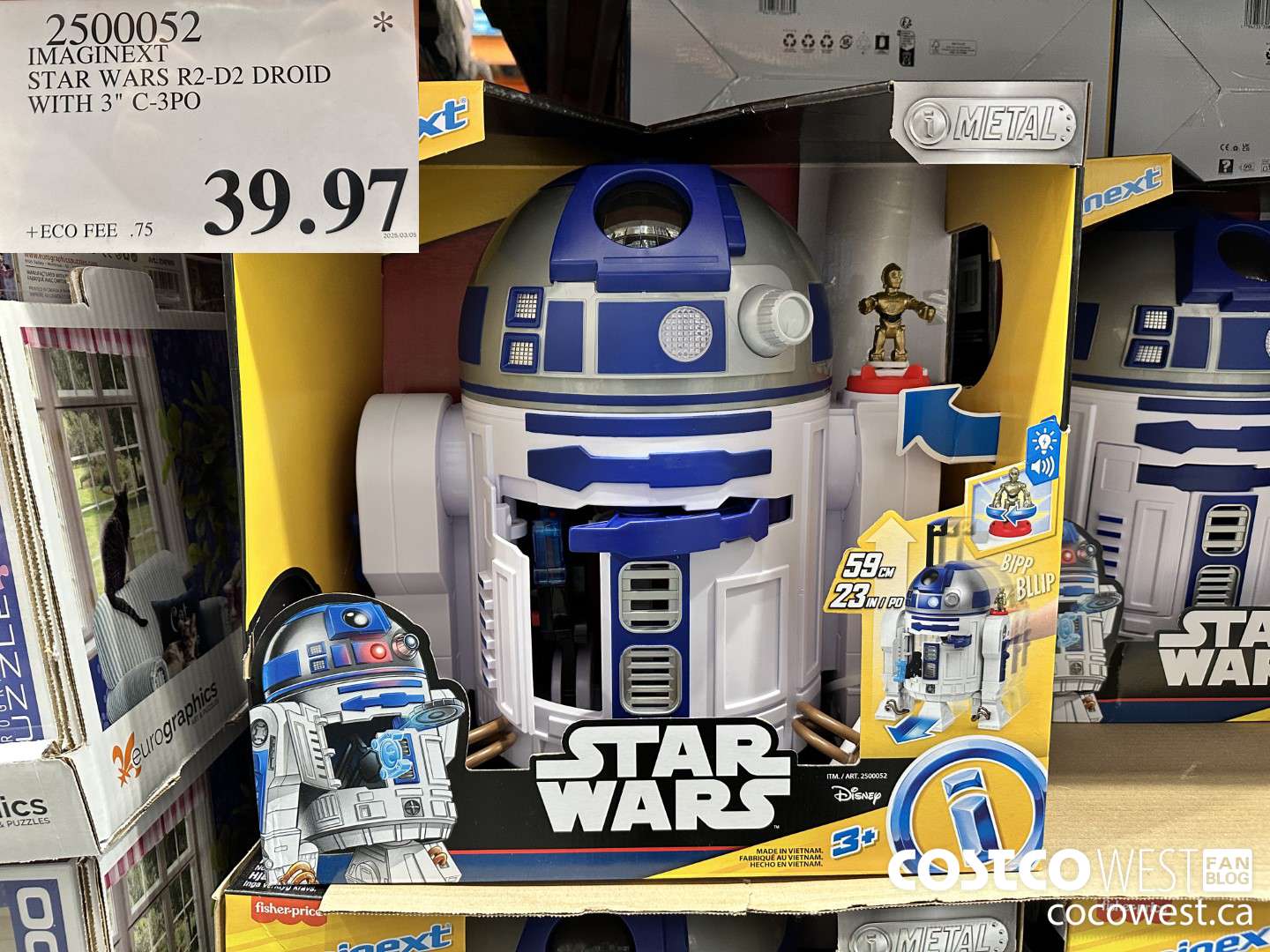 2500052 IMAGINEXT STAR WARS R2-D2 DROID WITH 3