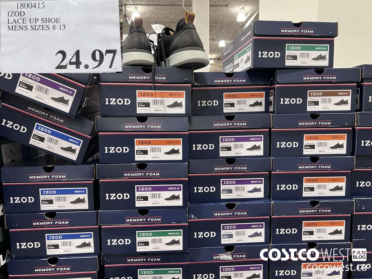 1800415 IZOD LACE UP SHOE MENS SIZES 8-13 $24.97