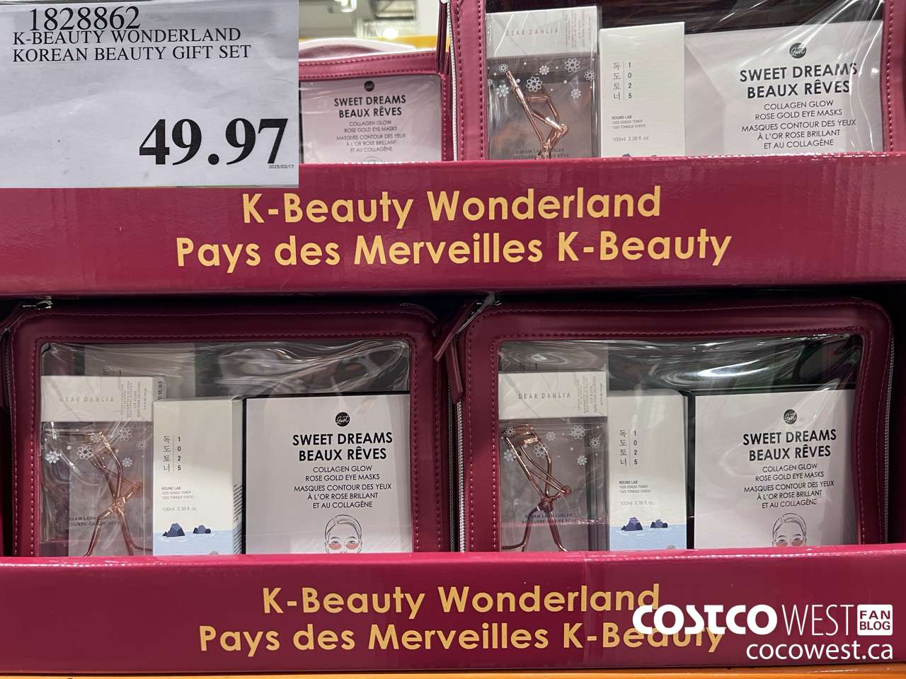 1828862 K-BEAUTY WONDERLAND KOREAN BEAUTY GIFT SET $49.97