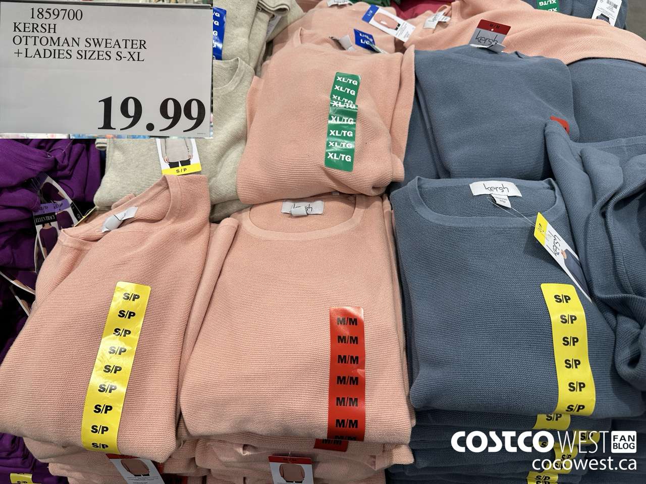 1859700 KERSH OTTOMAN SWEATER LADIES SIZES S-XL  $19.99