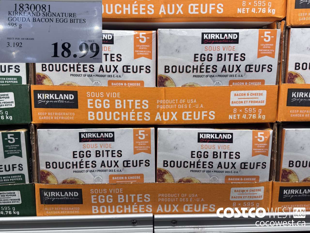 1830081 KS BACON & GOUDA EGG BITES 21 OZ $18.99