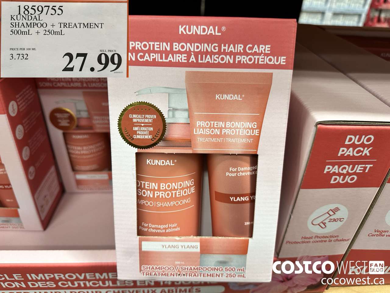 1859755 KUNDAL SHAMPOO + TREATMENT 500mL + 250mL $27.99